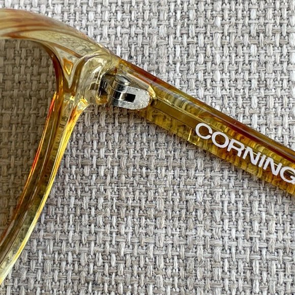 Vintage Corning Women Sunglasses Brown Tone Frame Ladies Eye Wear Shades - Picture 8 of 8